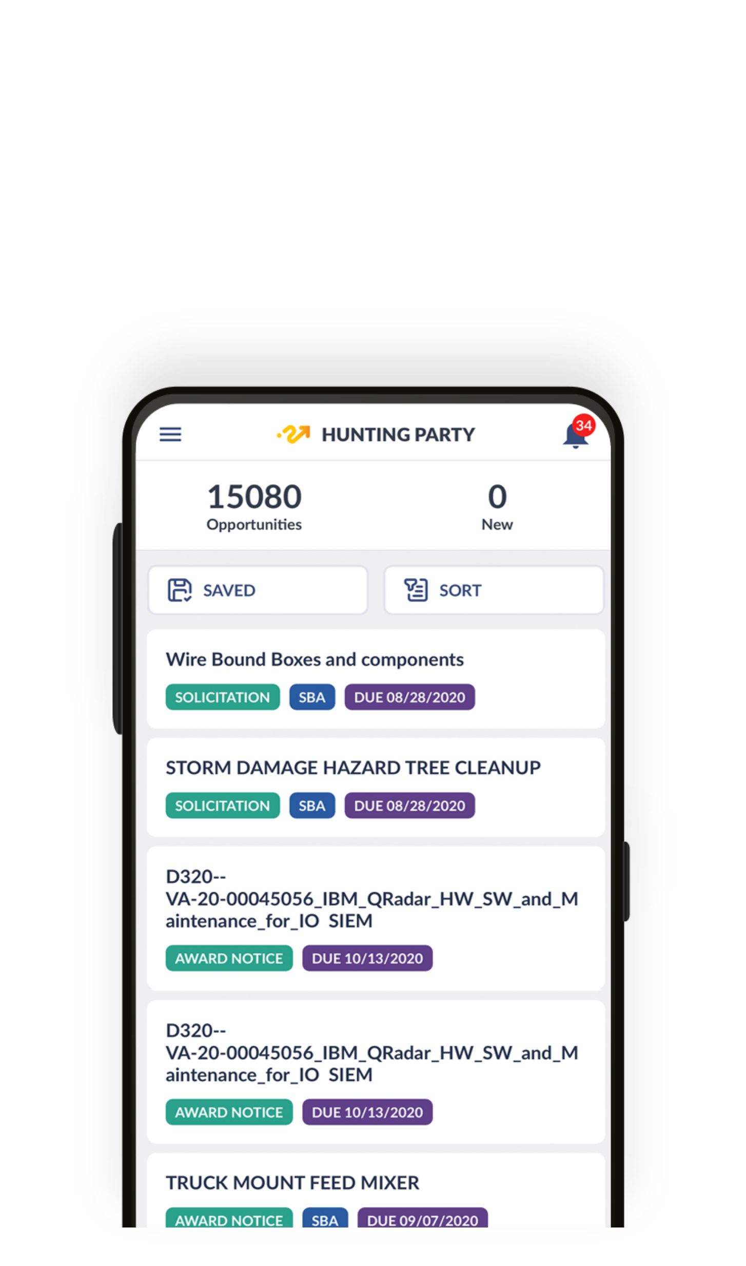 Find government contracts on FedScout